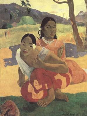 Paul Gauguin When will you Marry (Nafea faa ipoipo) (mk09) china oil painting image
